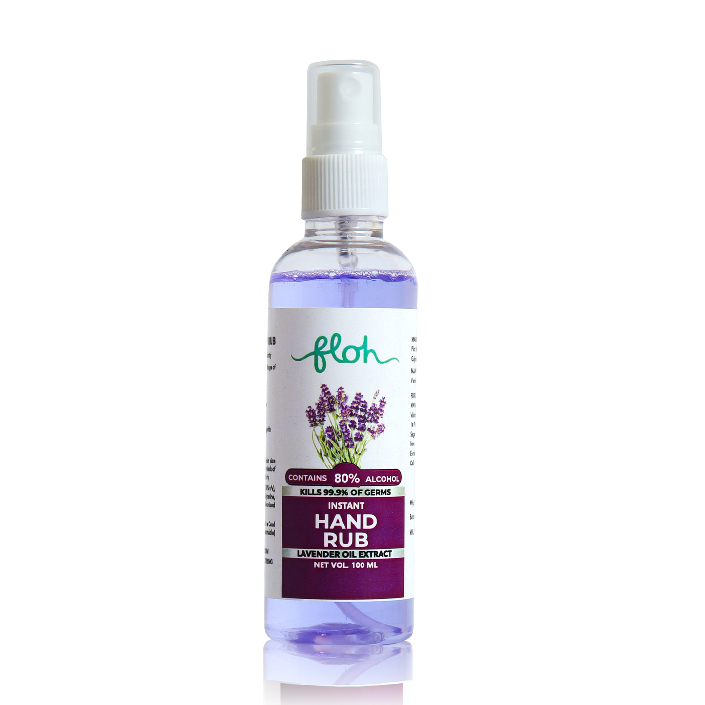 FLOH Instant Hand Sanitizer Spray — Lavender (100ml)