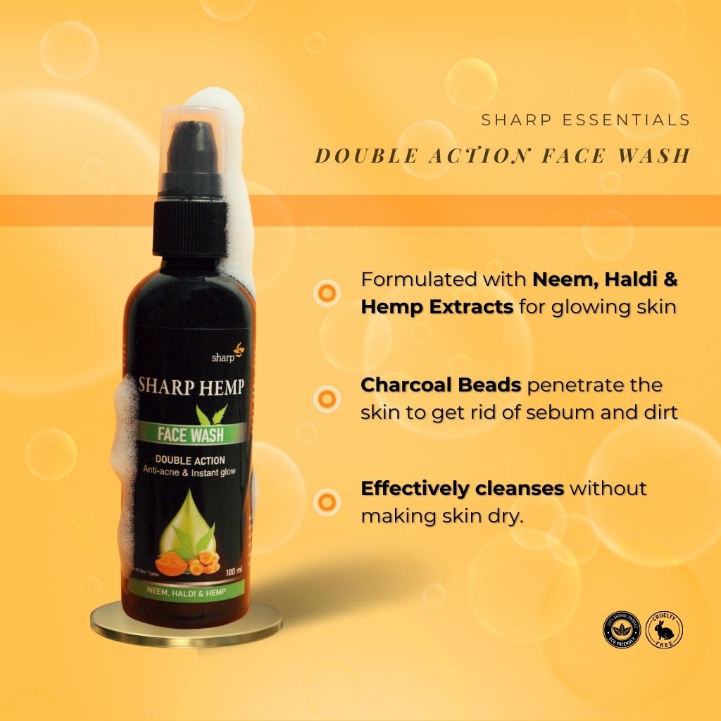 SHARP Hemp Face Wash (100ml) - View 3