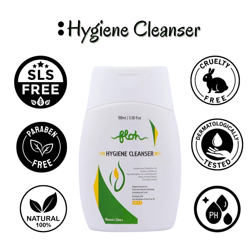 FLOH Intimate Hygiene Cleanser (100ml) - View 2