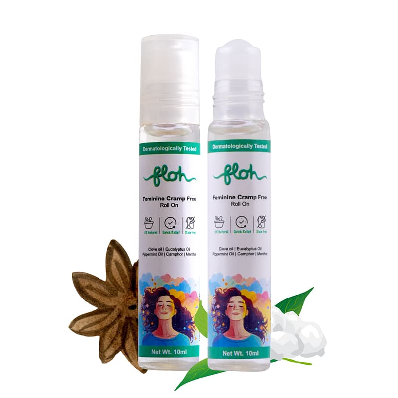 FLOH Menstrual Cramp Relief Roll On (10ml)