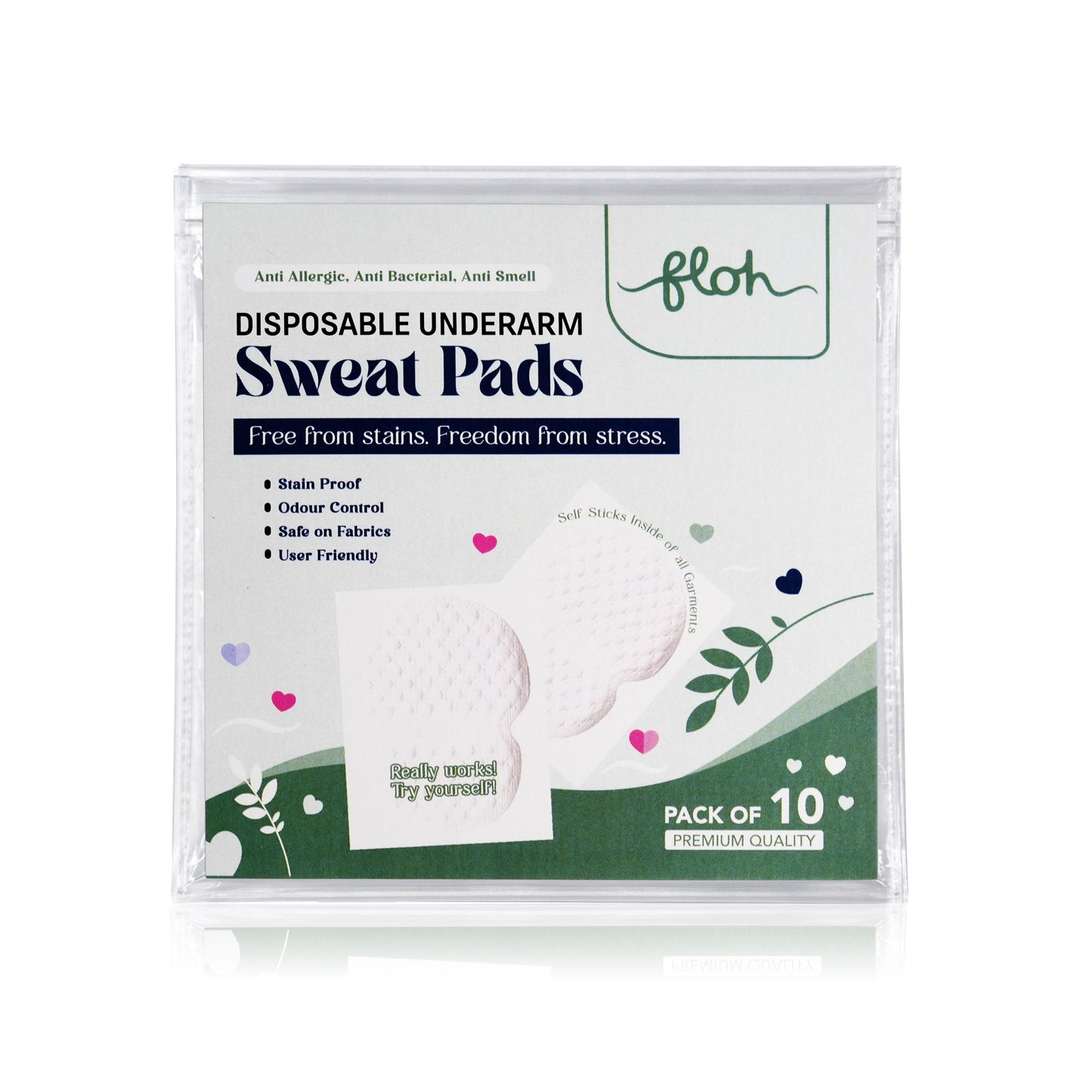 FLOH Disposable Underarm Sweat Pads