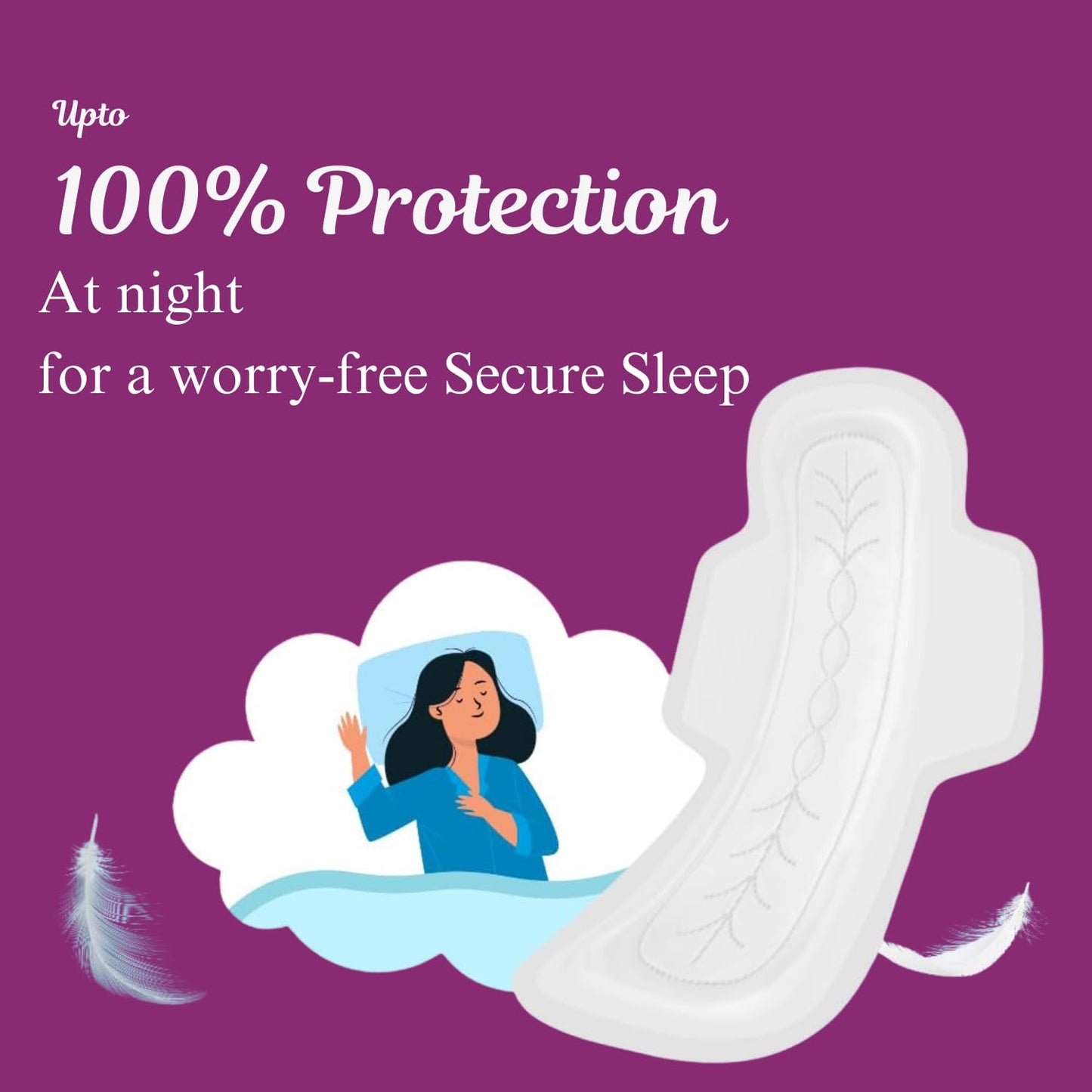 FLOH Anti-Bacterial Sanitary Pads XXL (50 Pads)