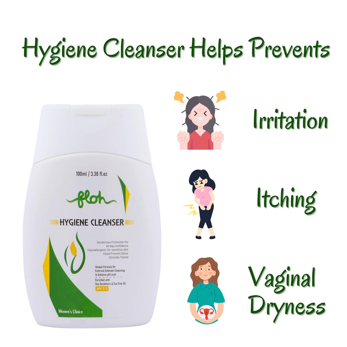 FLOH Intimate Hygiene Cleanser (100ml)