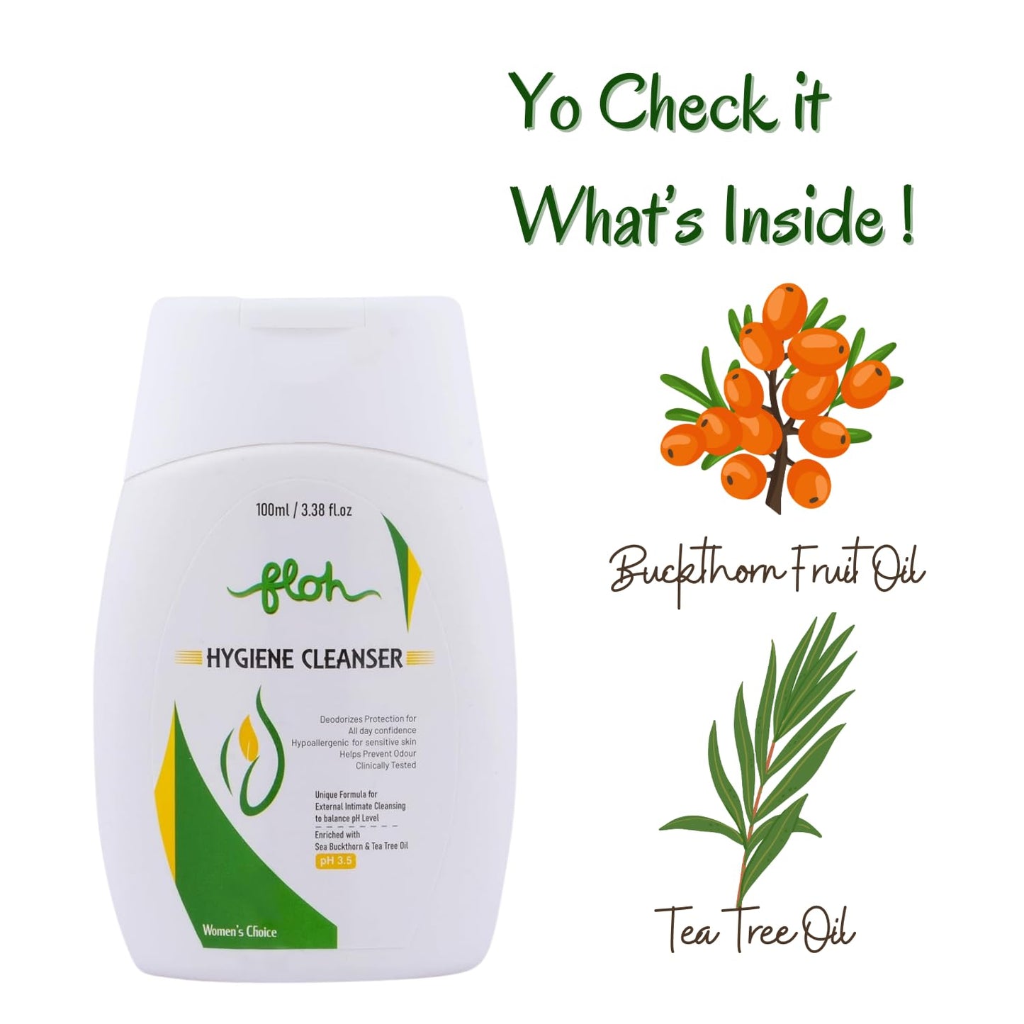 FLOH Intimate Hygiene Cleanser (100ml)