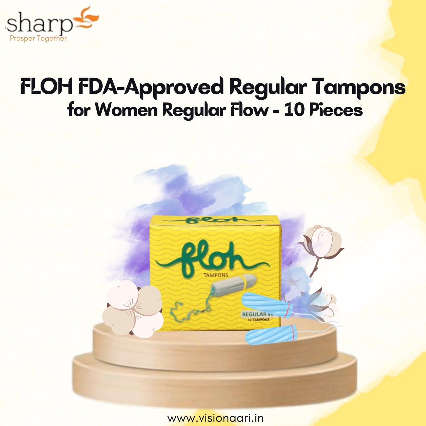 FLOH FDA Approved Regular Tampons For Women