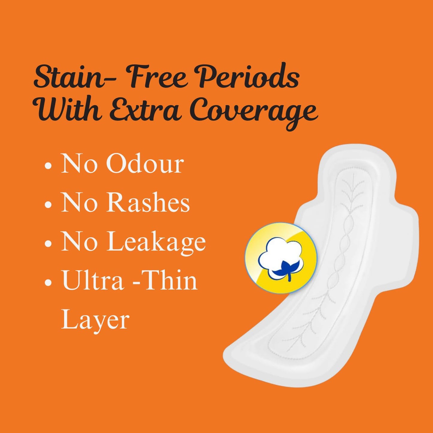 FLOH Anti-Bacterial Sanitary Pads XL (50 Pads)