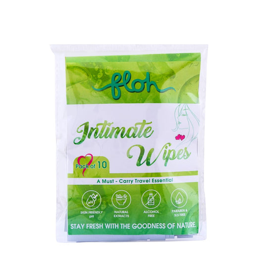 FLOH Intimate Wipes For Women — Aloe Vera