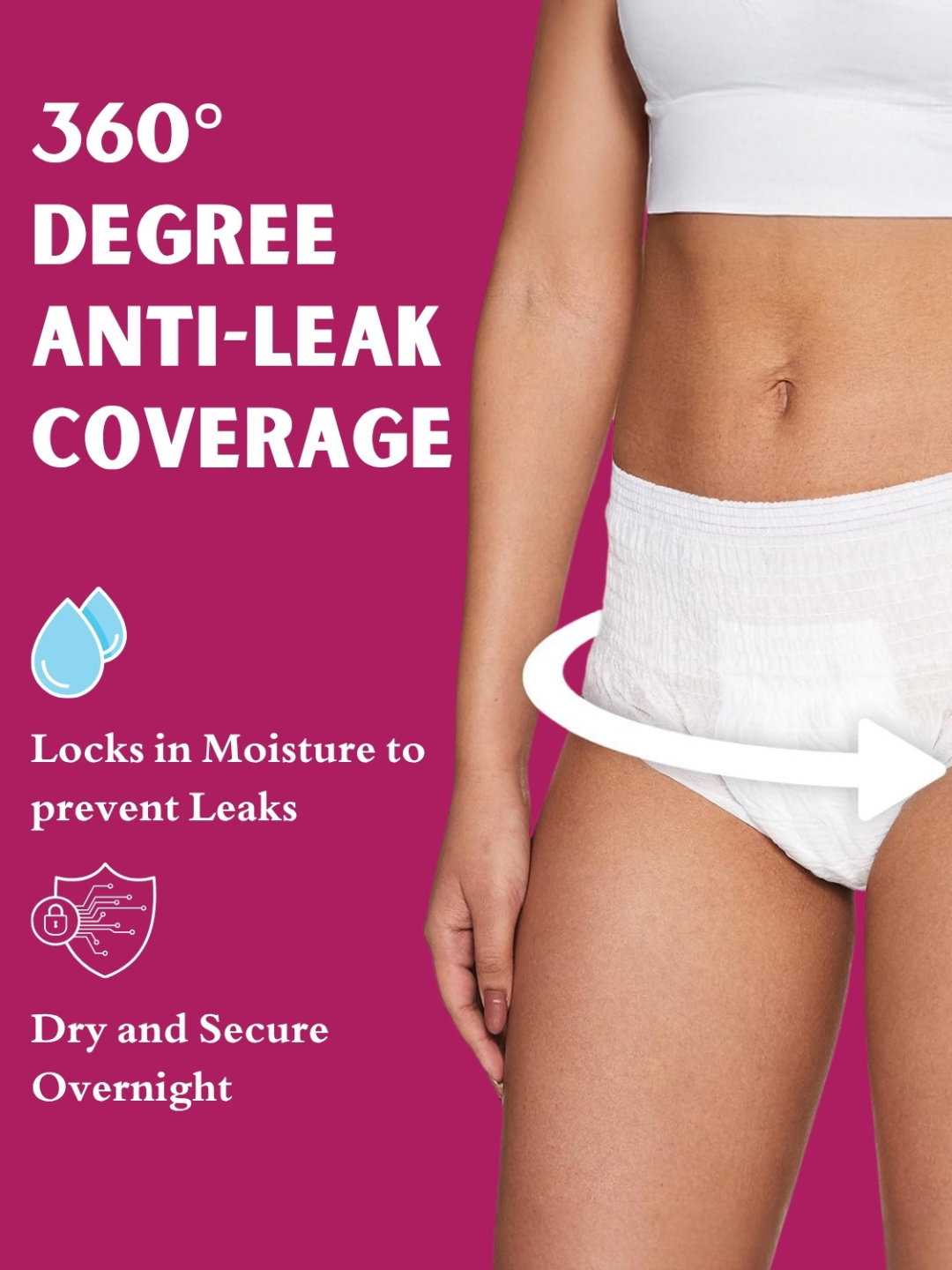 FLOH Period Panty For Girls & Women (5 Pcs)