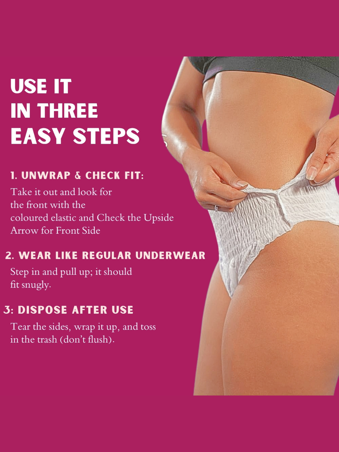 FLOH Period Panty For Girls & Women (5 Pcs)