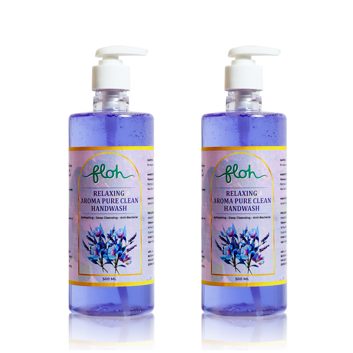 FLOH Relaxing Aroma Liquid Handwash — Lavender (500ml)