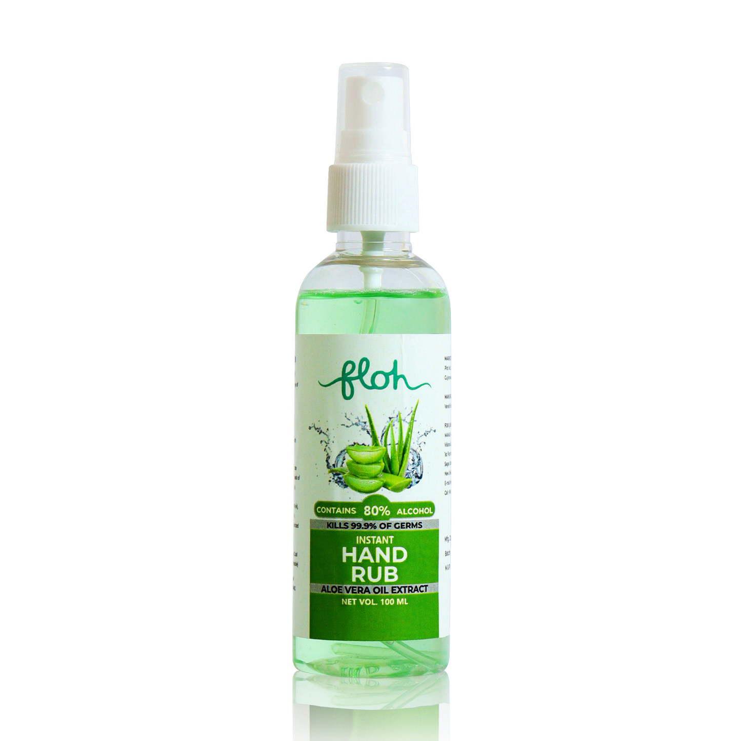 FLOH Instant Hand Sanitizer Spray — Aloe Vera (100ml)