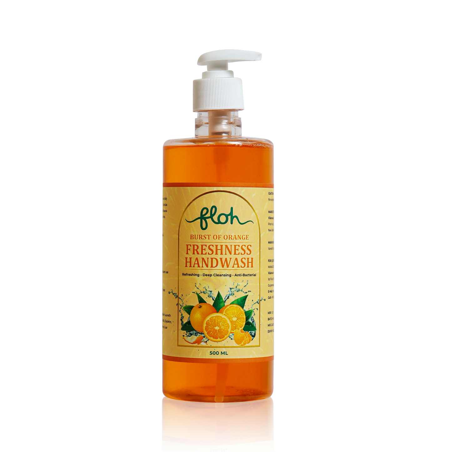FLOH Burst of Orange Freshness Handwash (500ml)