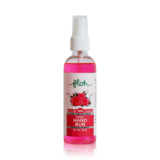 FLOH Instant Hand Sanitizer Spray — Rose (100ml)